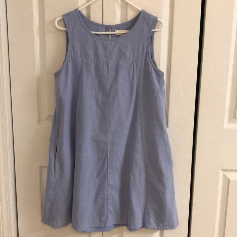 Simply Noelle Lines Dress With Pockets Size S/M 8/10 PTP 19” Length 35”